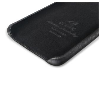 Шкіряна накладка Stenk Cover для HTC Desire 22 Pro Чорна фото №3