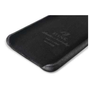 Шкіряна накладка Stenk Cover для Xiaomi 13T / 13T Pro Чорна фото №3