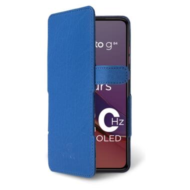 Чохол-книжка Stenk Prime для Motorola Moto G84 Яскраво-синій фото №2
