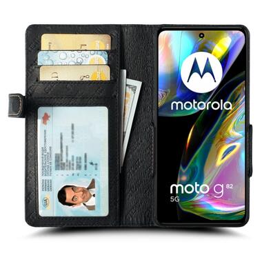 Чохол-книжка Stenk Wallet для Motorola Moto G82 Чорний фото №2