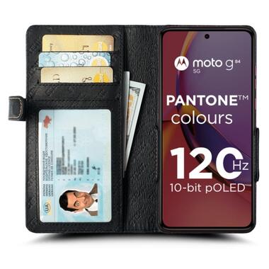 Чохол-книжка Stenk Wallet для Motorola Moto G84 Чорний фото №2