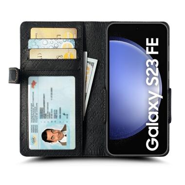 Чохол-книжка Stenk Wallet для Samsung Galaxy S23 FE Чорний фото №2