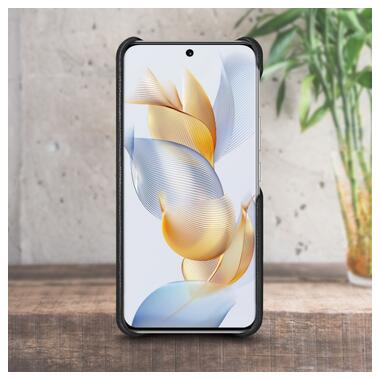 Шкіряна накладка Stenk Cover для HuaWei Honor 90 Чорний фото №2