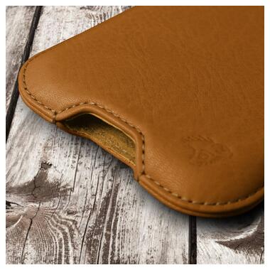 Футляр Stenk Sportage для Apple iPhone 15 Camel фото №2