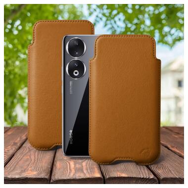 Футляр Stenk Sportage для HuaWei Honor 90 Camel фото №1