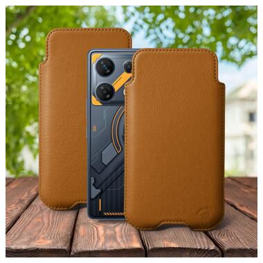 Футляр Stenk Sportage для Infinix GT 10 Pro Camel фото №1