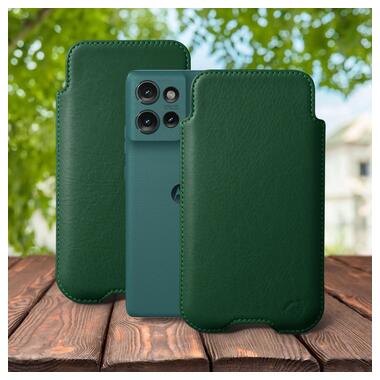 Футляр Stenk Sportage для Motorola Edge 50 Зелений фото №1