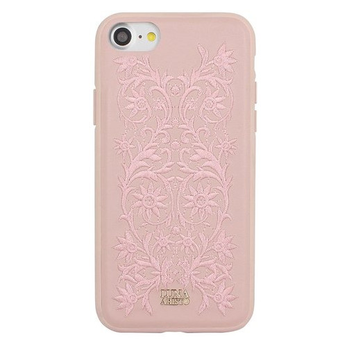 Шкіряний чохол Luna Aristo Bess рожевий для iPhone 7 Plus/8 Plus фото №1