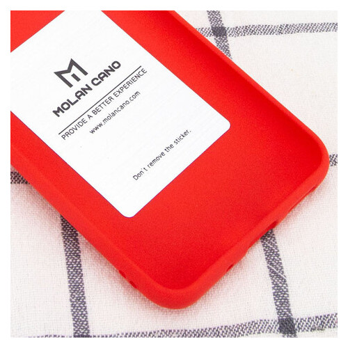 TPU чохол Molan Cano Smooth Xiaomi Redmi Note 10 Pro Червоний фото №3