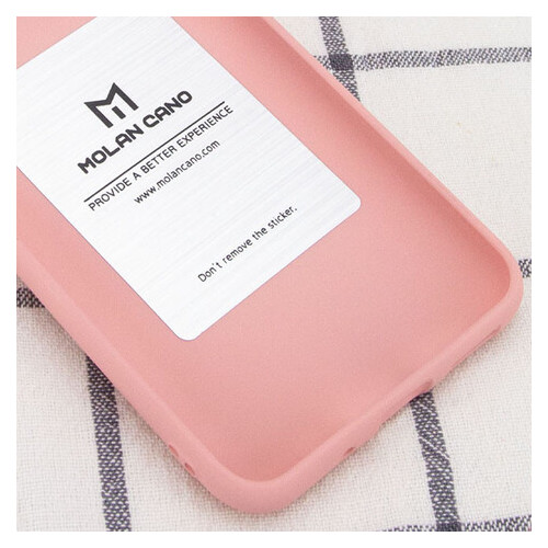 TPU чохол Molan Cano Smooth Xiaomi Redmi Note 10 Pro Рожевий фото №3