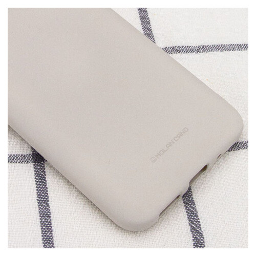 TPU чохол Molan Cano Smooth Xiaomi Redmi Note 10 Pro Сірий фото №2