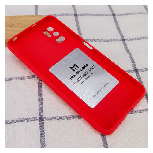 TPU чохол Molan Cano Smooth Xiaomi Redmi Note 10 5G / Poco M3 Pro Червоний фото №4