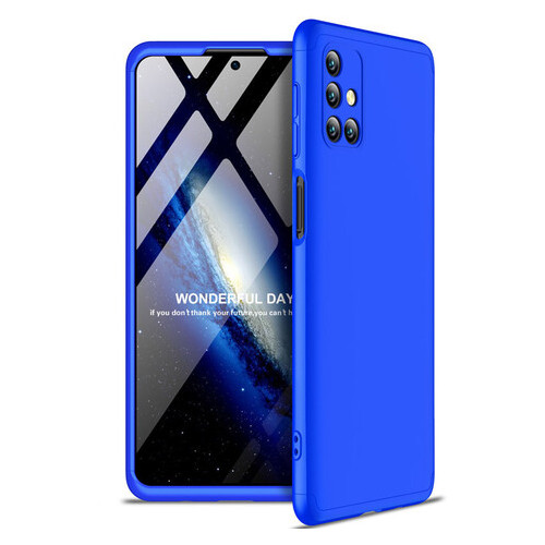 Пластикова накладка GKK LikGus 360 градусів (opp) Samsung Galaxy M51 Синій фото №1