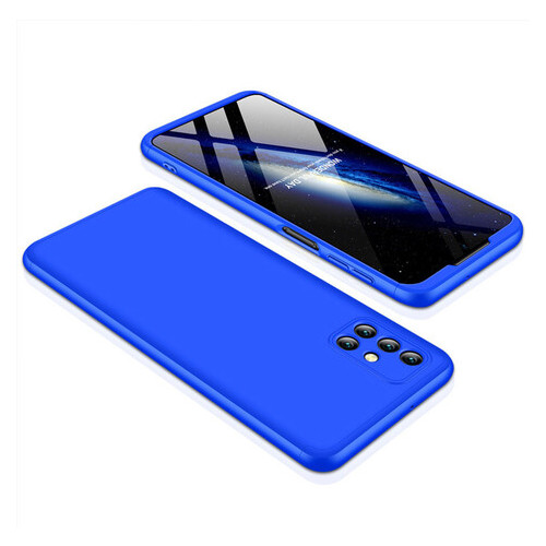 Пластикова накладка GKK LikGus 360 градусів (opp) Samsung Galaxy M51 Синій фото №2