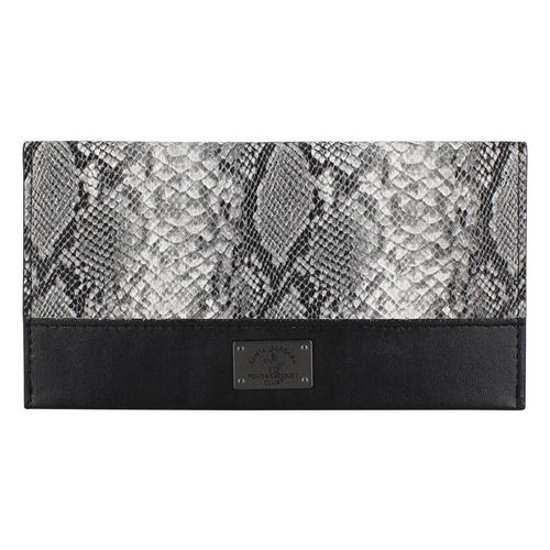 Шкіряний чохол-гаманець Polo Piton чорний для iPhone 5/5S/SE/6/6S/7/7 Plus/8/8 Plus/X/XS/XR фото №1