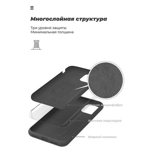 Чохол-накладка Armorstandart Icon Samsung Galaxy A01 SM-A015 Black (ARM56327) фото №6