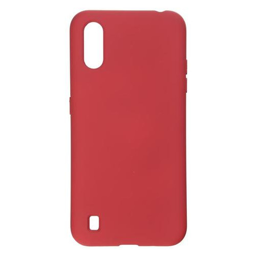 Чохол накладка Armorstandart Icon Samsung Galaxy A01 SM-A015 Red (ARM56330) фото №1