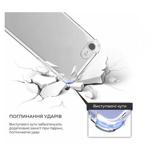 Чохол-накладка Armorstandart Air Force для Samsung Galaxy S21 SM-G991 Transparent (ARM58183) фото №2