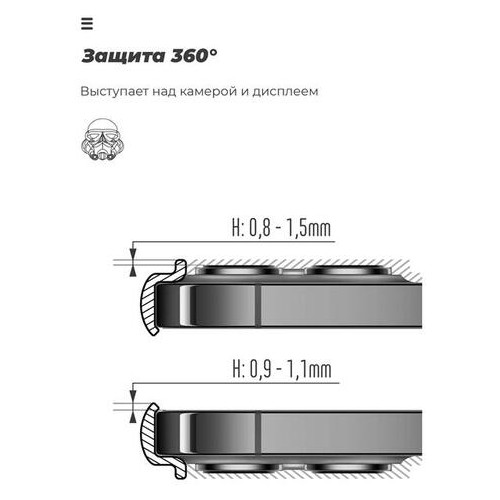 Чохол-накладка Armorstandart Icon Xiaomi Mi 11i/Poco F3 Black (ARM59015) фото №5
