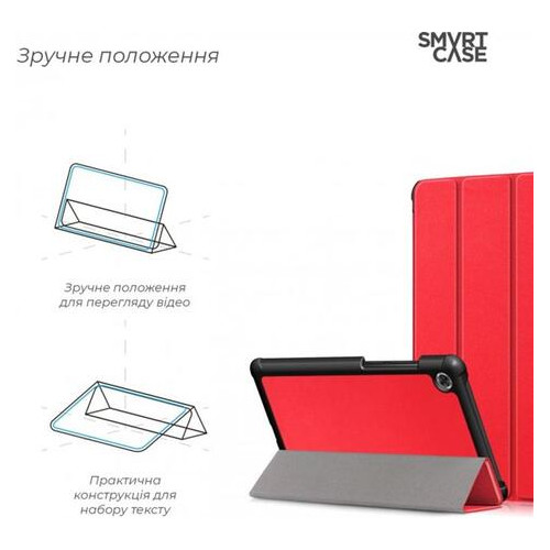 Чоловіча книжка Armorstandart Smart Case для Lenovo Tab M7 (ZA570168UA) LTE Red (ARM58608) фото №4