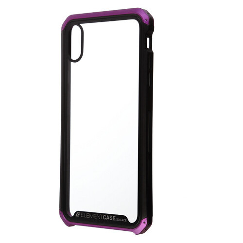 Чохол Armorstandart Element Case для iPhone XS Max Transparent Black/Purple (ARM53421) фото №2
