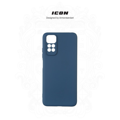 Панель ArmorStandart ICON Case Xiaomi Redmi Note 11 / Note 11s Dark Blue (ARM61578) фото №3