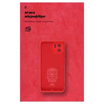 Панель ArmorStandart ICON Case Xiaomi Redmi A2 Camera cover Red (ARM66539) фото №4