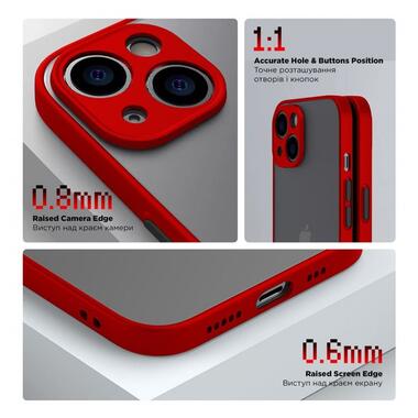 Панель ArmorStandart Frosted Matte Xiaomi 13T / 13T Pro Red (ARM69709) фото №3