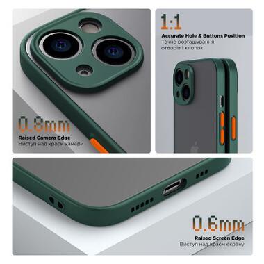 Чехол для мобильного телефона Armorstandart Frosted Matte Tecno Spark 20C (BG7n) Dark Green (ARM73583) фото №3