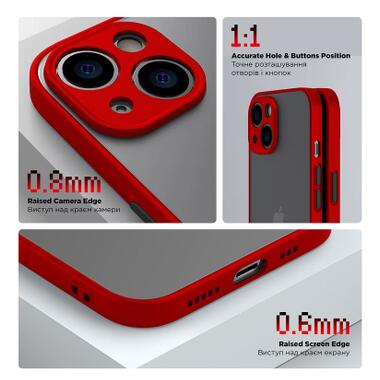 Чехол для мобильного телефона Armorstandart Frosted Matte Xiaomi Redmi Note 14S 4G Red (ARM85111) фото №3