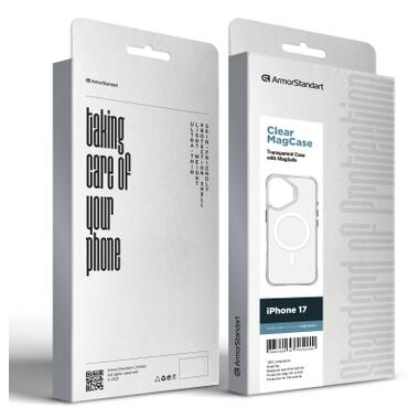 Чехол для мобильного телефона Armorstandart Clear MagCase Apple iPhone 17 Transparent (ARM86251) фото №5