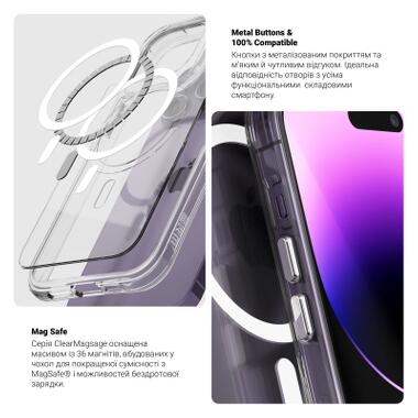 Чехол для мобильного телефона Armorstandart Clear MagCase Samsung Flip7 FE / Flip6 5G Transparent (ARM88136) фото №4