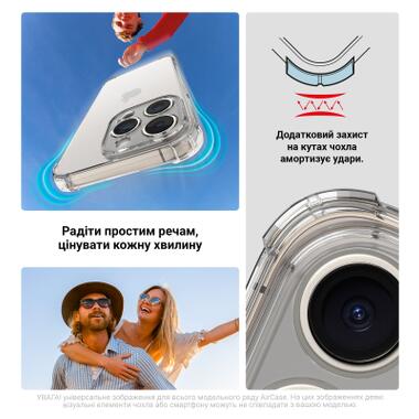 Чехол для мобильного телефона Armorstandart Force Samsung A07 4G Camera cover Clear (ARM86527) фото №5