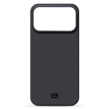Чехол к мобильному телефону Armorstandart BlackIcon Aramid Twill MagCase Apple iPhone 17 Pro Max Black (ARM90150) фото №1