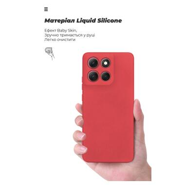 Чехол к мобильному телефону Armorstandart ICON Motorola G86 5G Camera cover Dark Red (ARM87034) фото №7