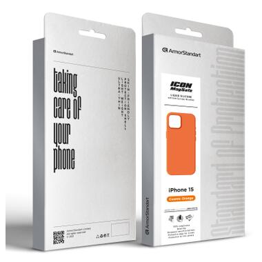 Чехол к мобильному телефону Armorstandart Icon2 MagCase Apple iPhone 15 Cosmic Orange (ARM89275) фото №3