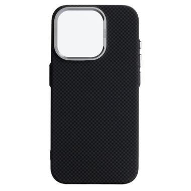 Чехол к мобильному телефону Armorstandart LikeCarbon2 MagCase Apple iPhone 16 Pro Kevlar Black (ARM88381) фото №1