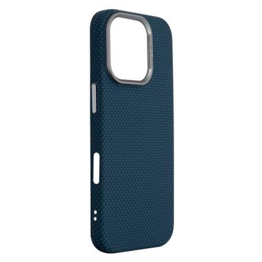 Чехол к мобильному телефону Armorstandart LikeCarbon2 MagCase Apple iPhone 16 Pro Kevlar Dark Blue (ARM88594) фото №3