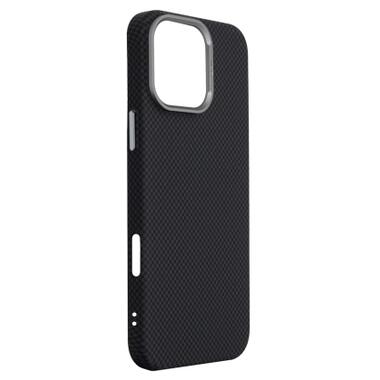 Чехол к мобильному телефону Armorstandart LikeCarbon2 MagCase Apple iPhone 16 Pro Max Kevlar Black (ARM88382) фото №3