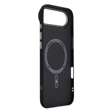 Чехол к мобильному телефону Armorstandart LikeCarbon2 MagCase Apple iPhone 17 Air Kevlar Black (ARM88380) фото №4
