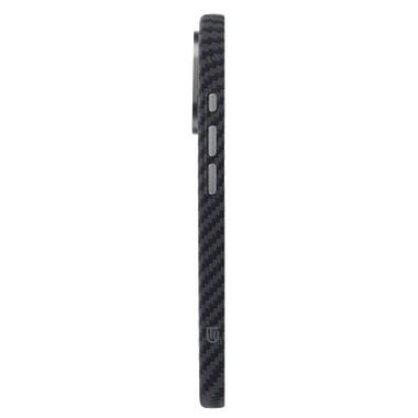 Чехол к мобильному телефону Armorstandart LikeCarbon2 MagCase Apple iPhone 17 Carbon Black (ARM86257) фото №6