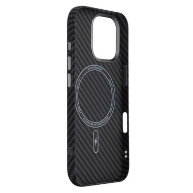 Чехол к мобильному телефону Armorstandart LikeCarbon2 MagCase Apple iPhone 17 Carbon Black (ARM86257) фото №4