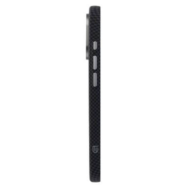 Чехол к мобильному телефону Armorstandart LikeCarbon2 MagCase Apple iPhone 17 Kevlar Black (ARM88379) фото №6