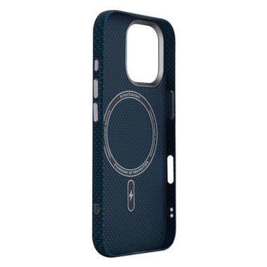 Чехол к мобильному телефону Armorstandart LikeCarbon2 MagCase Apple iPhone 17 Kevlar Dark Blue (ARM88613) фото №4