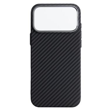 Чехол к мобильному телефону Armorstandart LikeCarbon2 MagCase Apple iPhone 17 Pro Max Carbon Black (ARM86259) фото №1