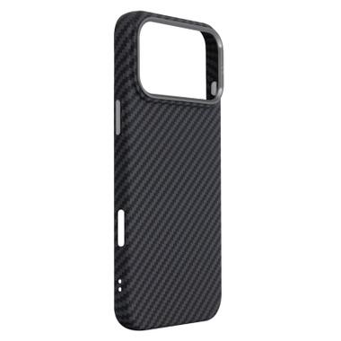 Чехол к мобильному телефону Armorstandart LikeCarbon2 MagCase Apple iPhone 17 Pro Max Carbon Black (ARM86259) фото №3