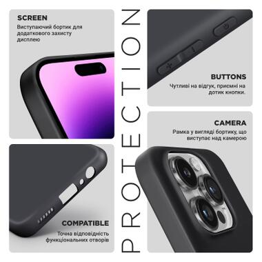 Чехол к мобильному телефону Armorstandart Matte Slim Fit Motorola G06 4G Camera cover Black (ARM89062) фото №4