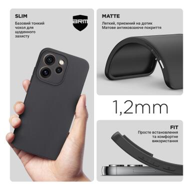Чехол к мобильному телефону Armorstandart Matte Slim Fit OPPO Reno15 Pro 5G Camera cover Black (ARM89919) фото №3