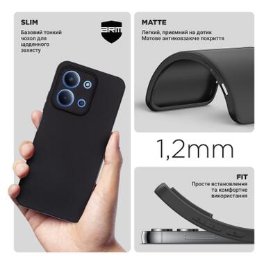 Чехол к мобильному телефону Armorstandart Matte Slim Fit Xiaomi Redmi 15C 4G (GL) / Poco C85 4G (GL) Camera cover Black (ARM88330) фото №3
