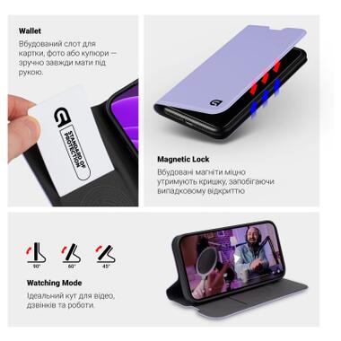 Чехол к мобильному телефону Armorstandart OneFold Case OPPO Reno15 Pro 5G Lavender (ARM89977) фото №4
